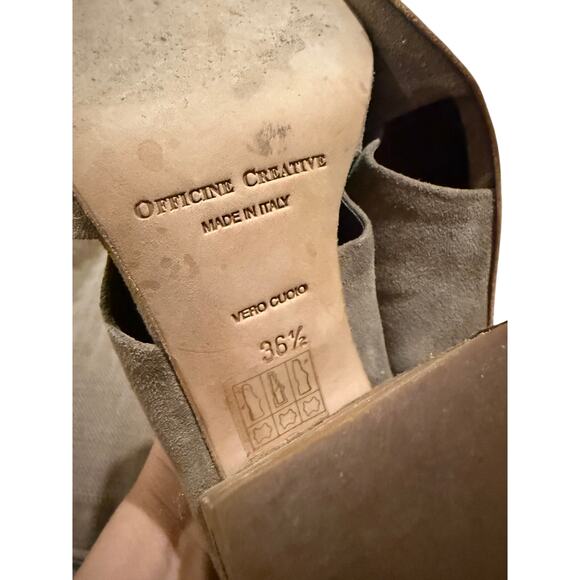 Officine Creative Tan Suede Adele Mule Sz. 36.5 (US 6.5) - Picture 8 of 14